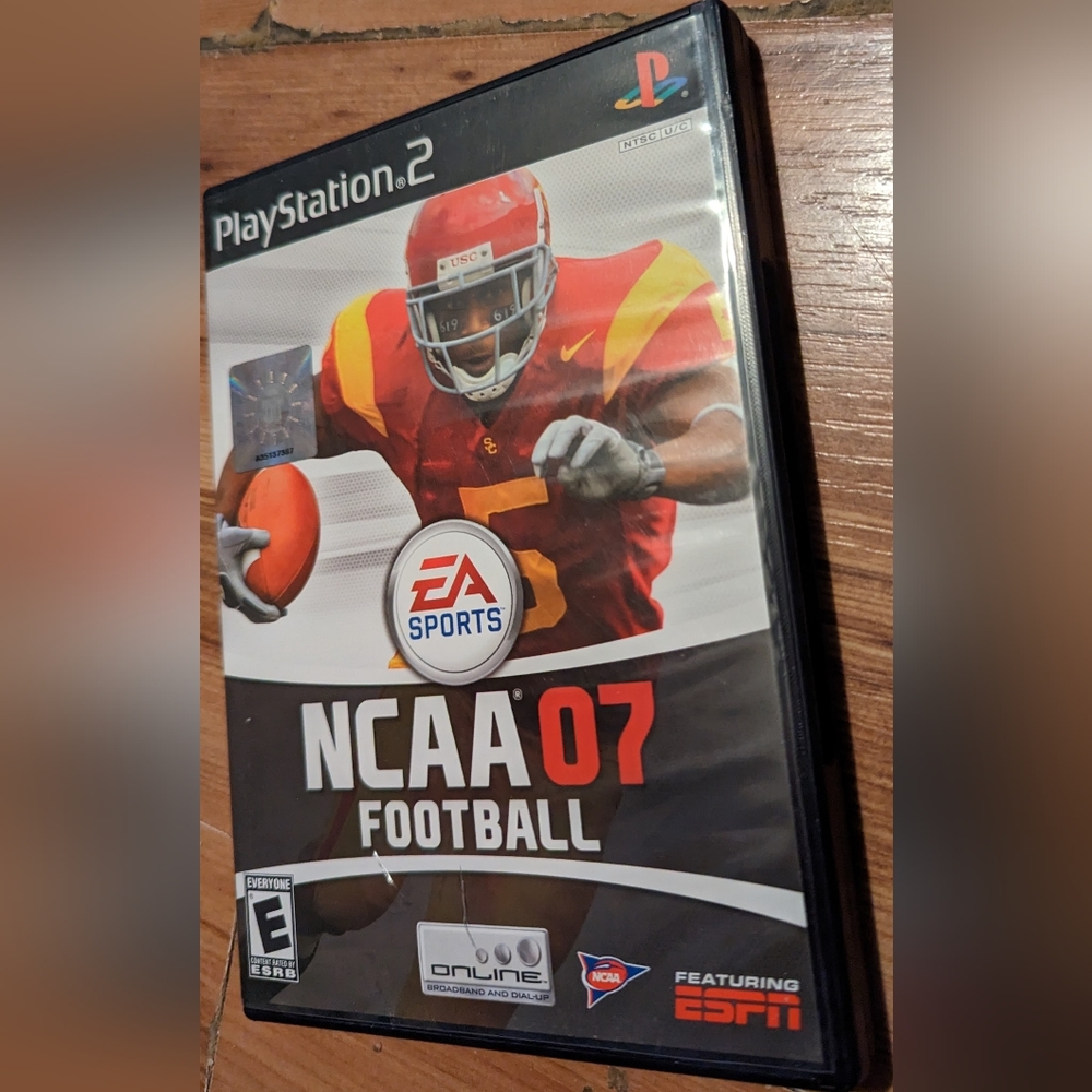 EA Sports NCAA Football 07 PS2 Complete w/ Manual Video Game